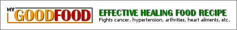 MyGoodFood healing food recipe for hypertension, cancer, heart problems, etc.!