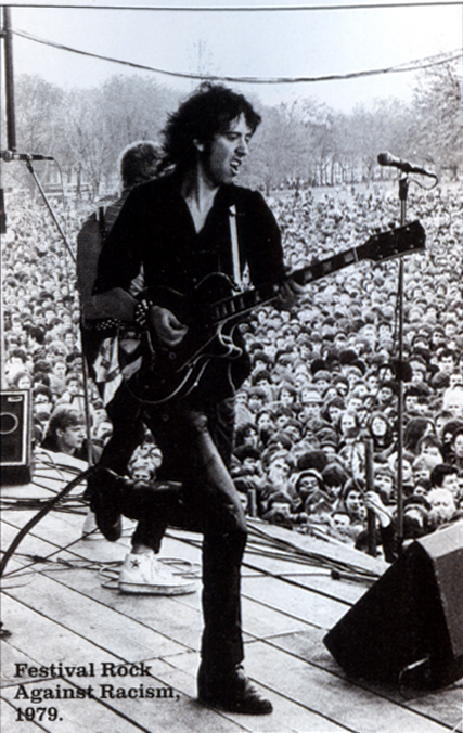 Mick on stage