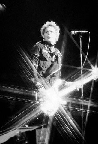 paul b/w on stage