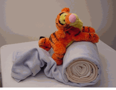 Baby Silk Blanket -100% pure silk, 40" x 40"