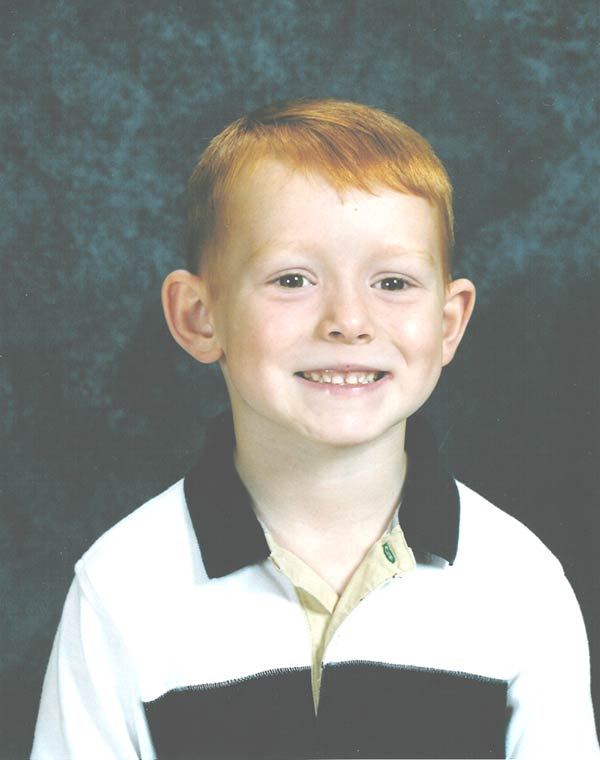 Eric's Kindergarten Picture, September 2003