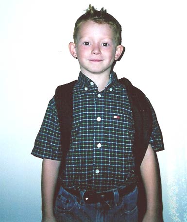 Eric's first day of school.