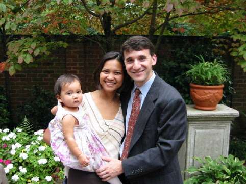 Family at Ray & Amy's wedding, October 2002