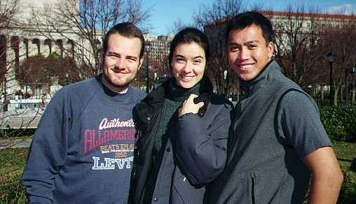 Joao, Ines, and Ray, Washington DC, 12/2000