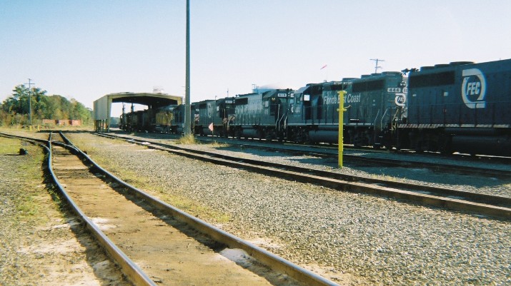 The line-up at Bowden yard, 1 December 2005