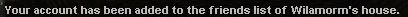 Message seen when your account has been granted permission.