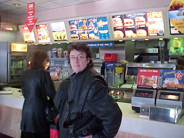 Annette at McDonalds