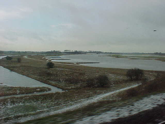 flat wet land 