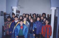 Kathergina Gallery - George with classmates