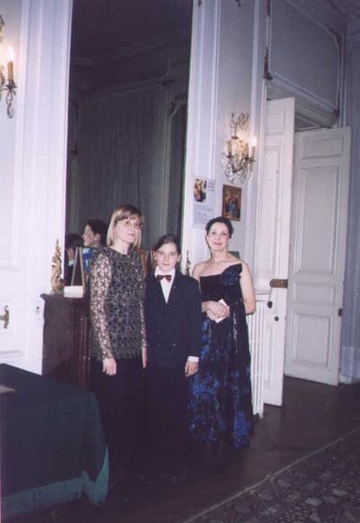 George, his mother and Mrs Raikova
