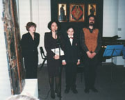 S. Bauer, E. Schekerletova - Bulgarian Consul, George Panayotov and George Donchev 