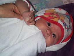 Josh after bath