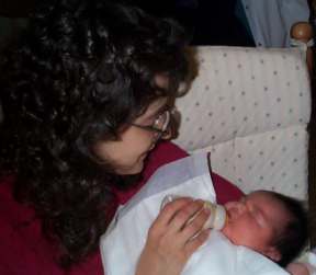 Mom David at Hospital