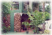 Entrance to one of the lodges