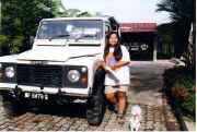 Jennifer Rubie with Pet Dog.jpg (20815 bytes)