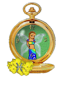Pisces Pocket Watch Fairy
