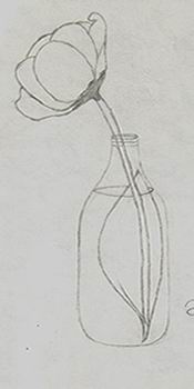 Flower in Bottle