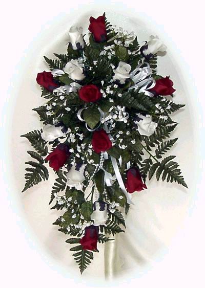 Rosebuds, Leather Fern, and Baby's Breath