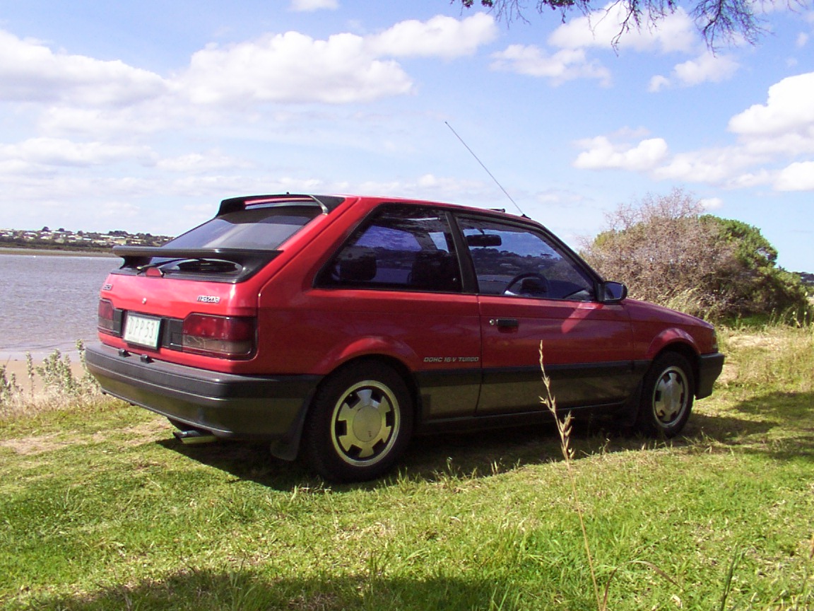 A side view of my car at Barwon Heads beach.