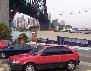 My Mazda near the Sydney harbour bridge.