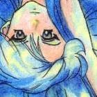 my second final drawing/painting in art (CHOICE!) of Umi from Magic Knight Rayearth