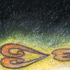 colloge of Sailor Venus from her crescent beam to the Love Shock