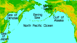 The distance between Siberia and Alaska is only 55 miles! The distance between certain islands in the straight is as low as two miles!