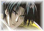 Yay!! Leader Aoshi from Rurouni Kenshin. He's tubular.