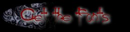 Download the fonts that i use so you may view this site like i do for PC only