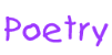 Poetry