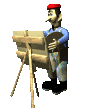 Gif image.&nbsp; Arty, curator of the galleries.