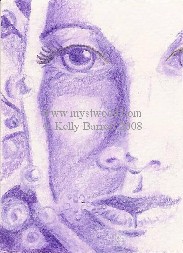 aceo Mermaid jpg copyright Kelly Barrett 2008