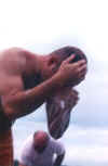 craig washing his head in Lemon Joy