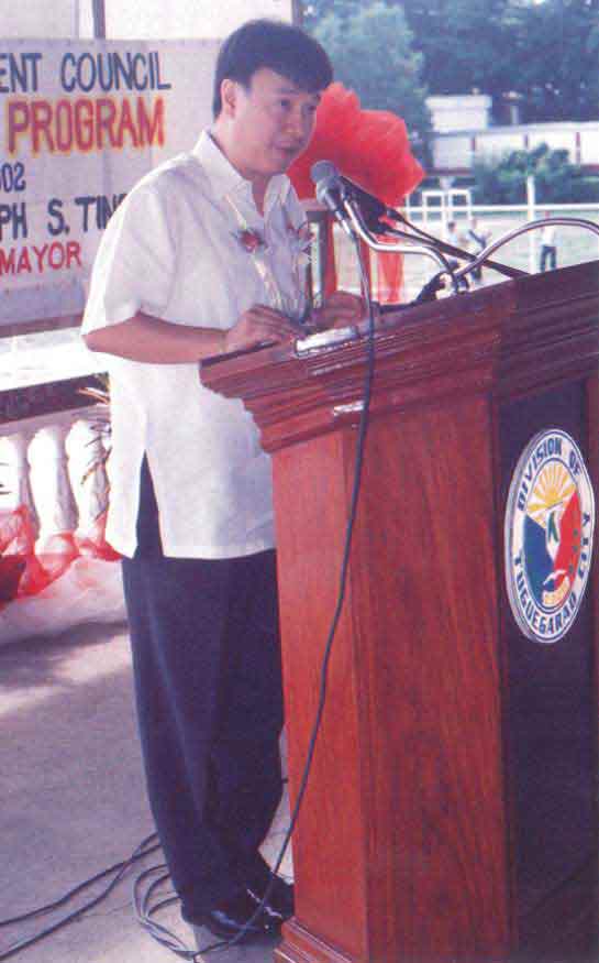 Mayor Randolph S. Ting at Cagayan National High School "Help Make Our City Peaceful & Beautiful" Program
