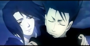 Ayumu with her younger brother, Susumu.