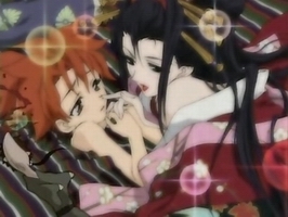 Having been told that Tetsu has gone off to Shimabara (a red-light district) with some other Shinsengumi members, Tatsu's imagination goes wild as he imagines his little brother being corrupted.