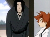 Saito waits for Tetsu to come by so he can talk to the boy.