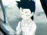 Susumu as a young boy