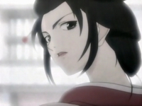 Susumu disguises himself as a woman to find out more about those opposing the shogunate.