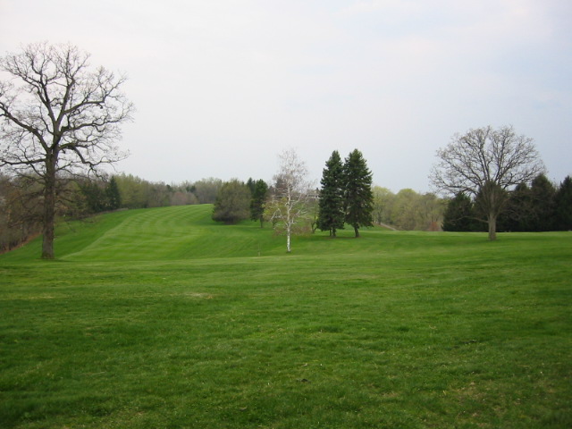 Hole 1 from the green