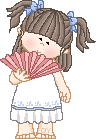 Girl With Fan