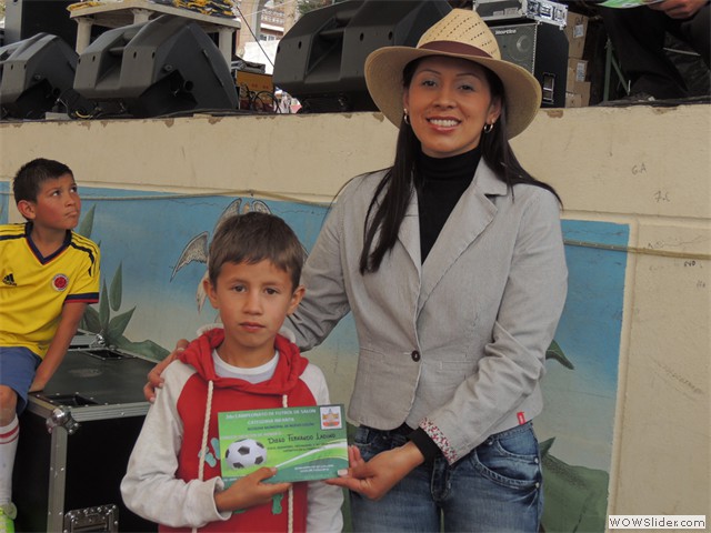 Premiación Futbol de Salón Niños.