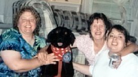 Raven with Mom and friends