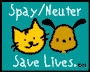 Please spay or neuter your pets. Click for more information.