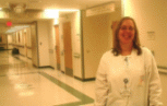 My Girlfriend, Deb, at Work, the Sentara Leigh ICU - Double Click for the Full-Size JPEG version...