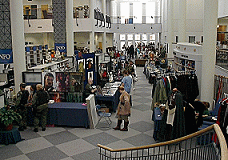 View of the lobby area... it took over several conference rooms too... double click to see larger version in JPEG format