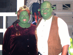Fellow Firefighter Hawley Jr. and wife (a.k.a.- Shrek and Fiona) at 07's Halloween Party...&nbsp; Double click for the full size JPEG version of the pic.'...