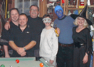 Another Group Pic' (Brian, Matt, Capt. Rochevot and wife, J. Ramsey and date)...&nbsp; Click on to see full size JPEG