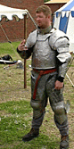 A guy in plate armor...&nbsp; Double click for the enlarge version in JPEG format.