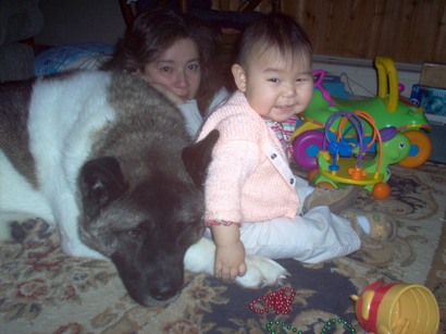 Playing with Lucas and Mommy
